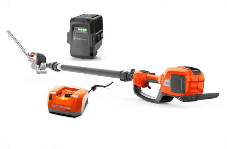 Husqvarna 520iHT4 battery telescopic pole hedgetrimmer from RGP Arborist & Hire Services